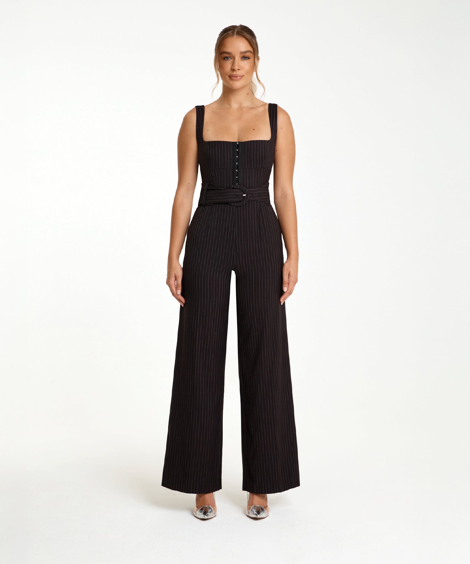 Victoria Pinstripe Jumpsuit