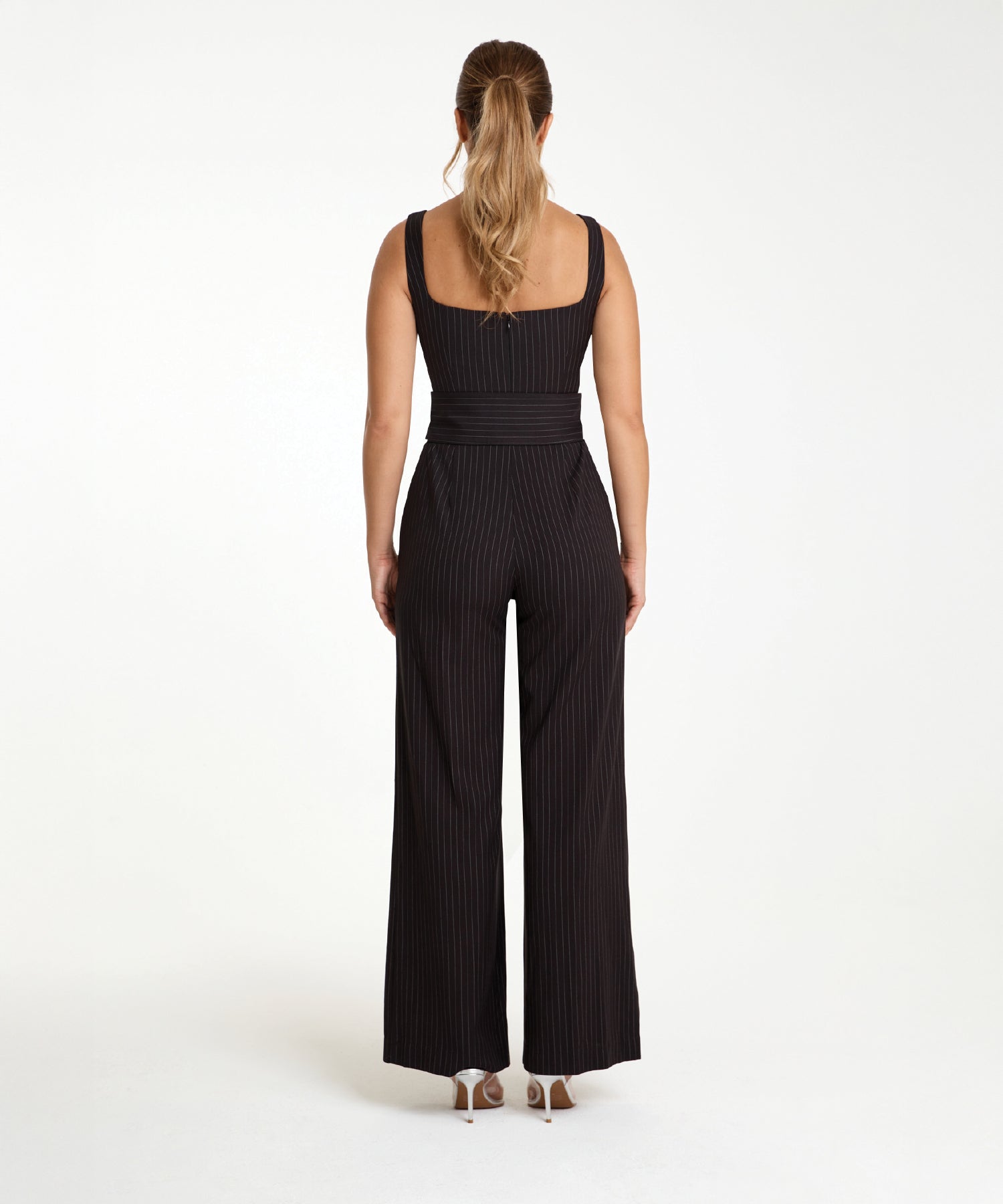 Victoria Pinstripe Jumpsuit