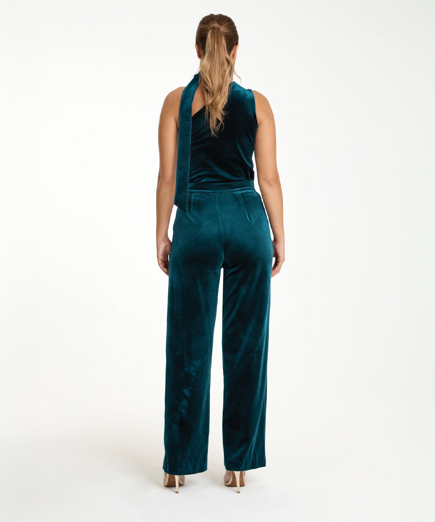 Chloe Highwaisted Velvet Pants