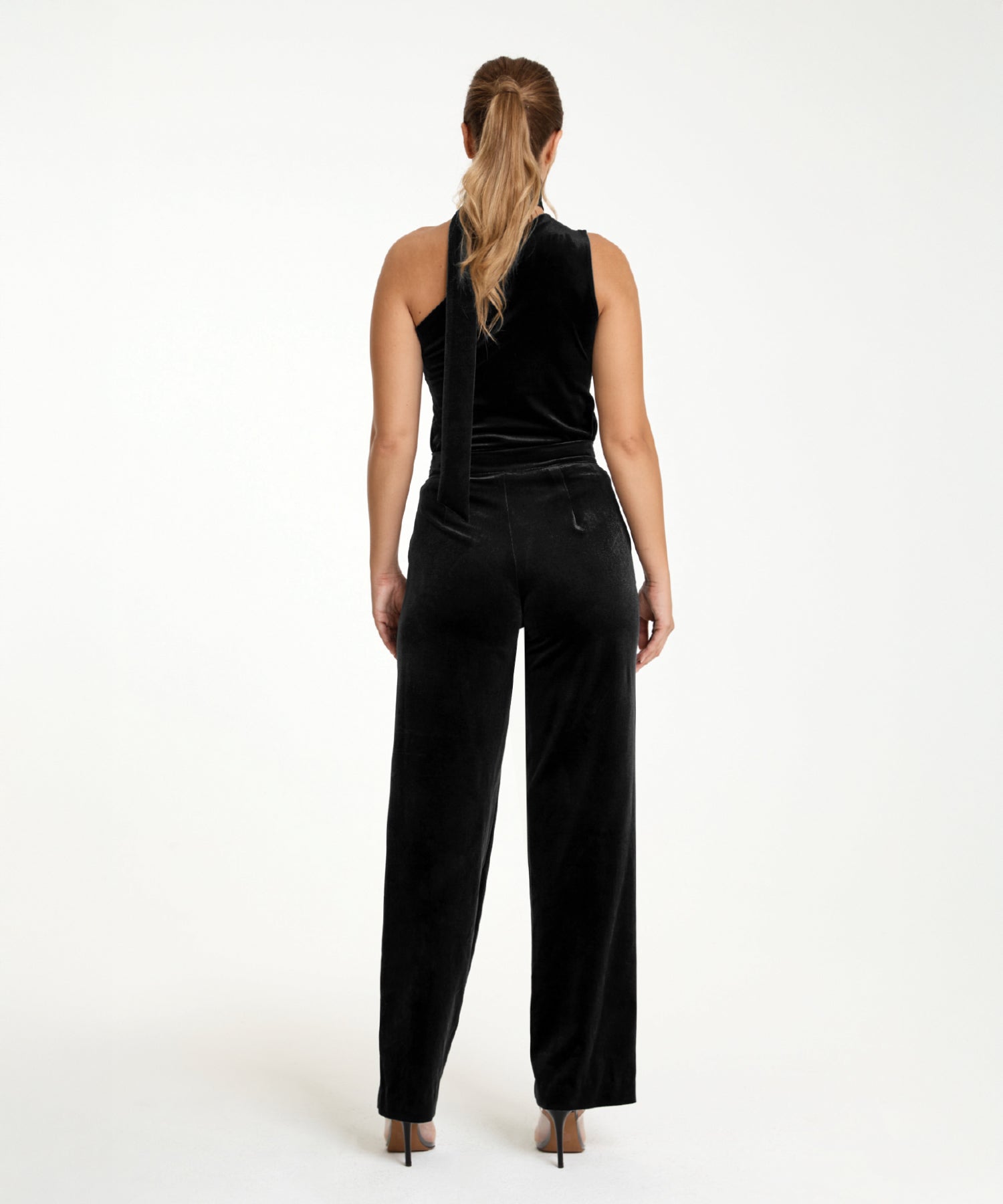 Chloe Highwaisted Velvet Pants
