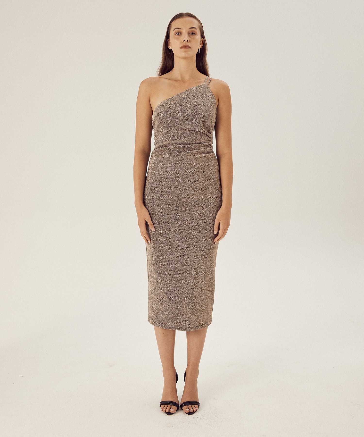 Eva Midi Dress Champagne