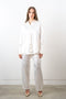 Harper Ivory Satin Cargo Pants