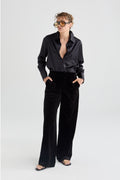 Chloe Highwaisted Velvet Pants