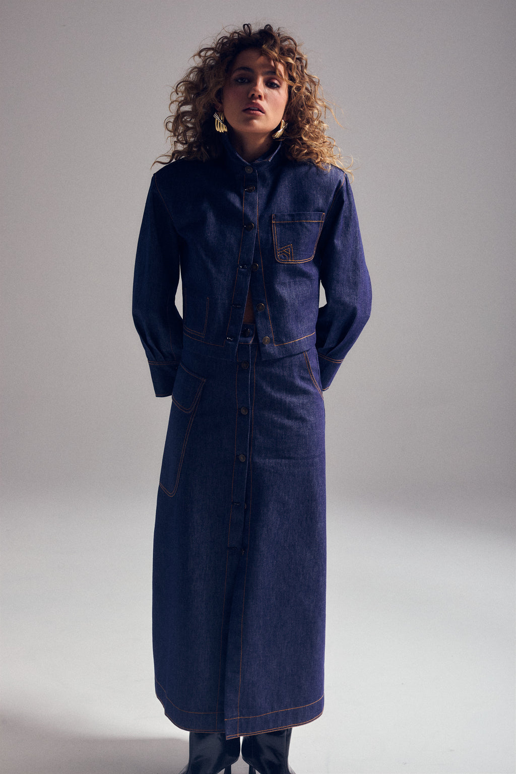 Ava Women's Denim Skirt