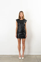 Joanne Leather Dress