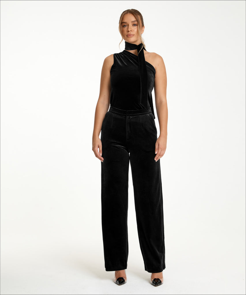 Chloe Highwaisted Velvet Pants