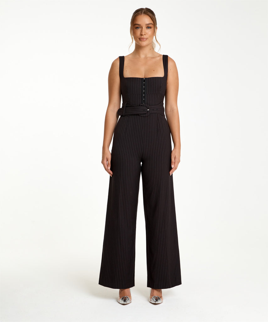 WOmen's Pinstrip Jumpsuit