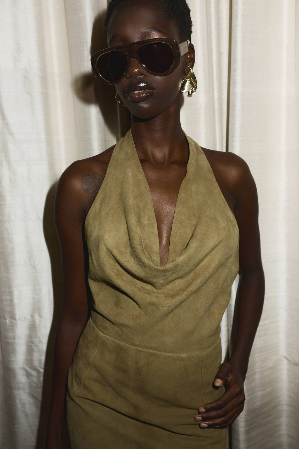 Ruby Dress - Khaki