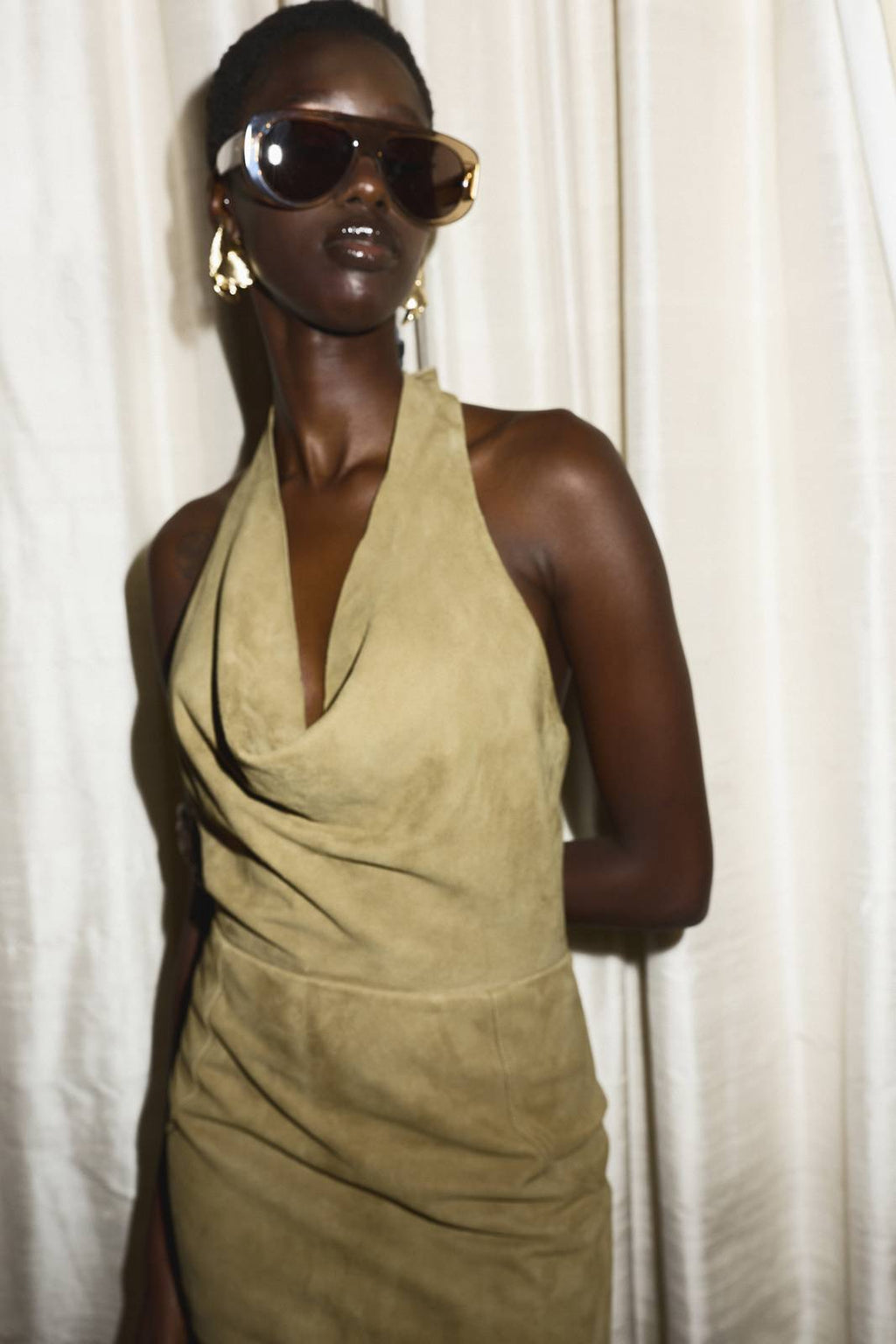 Ruby Dress - Khaki