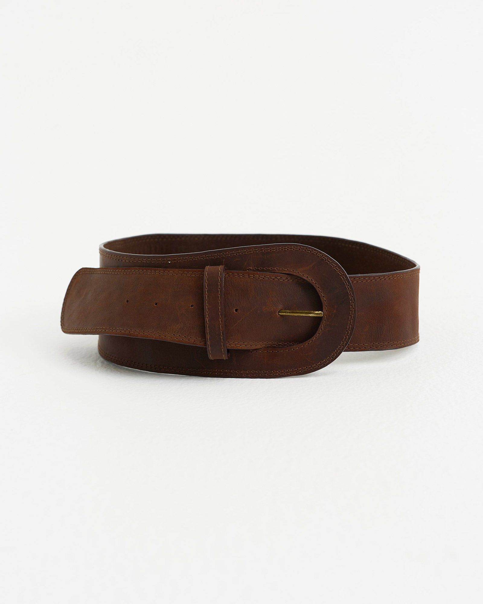 Sienna Belt | Women's Wide Leather Waist Statement Belt | ANAÉ