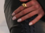 Indi Stud Leather Biker Short