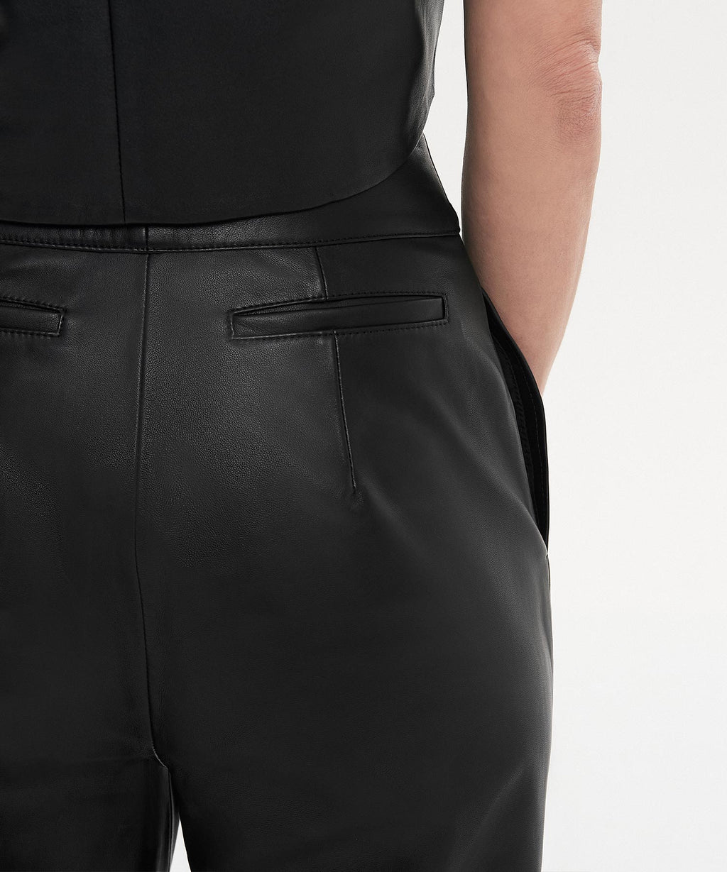 High Waist Leather Pants